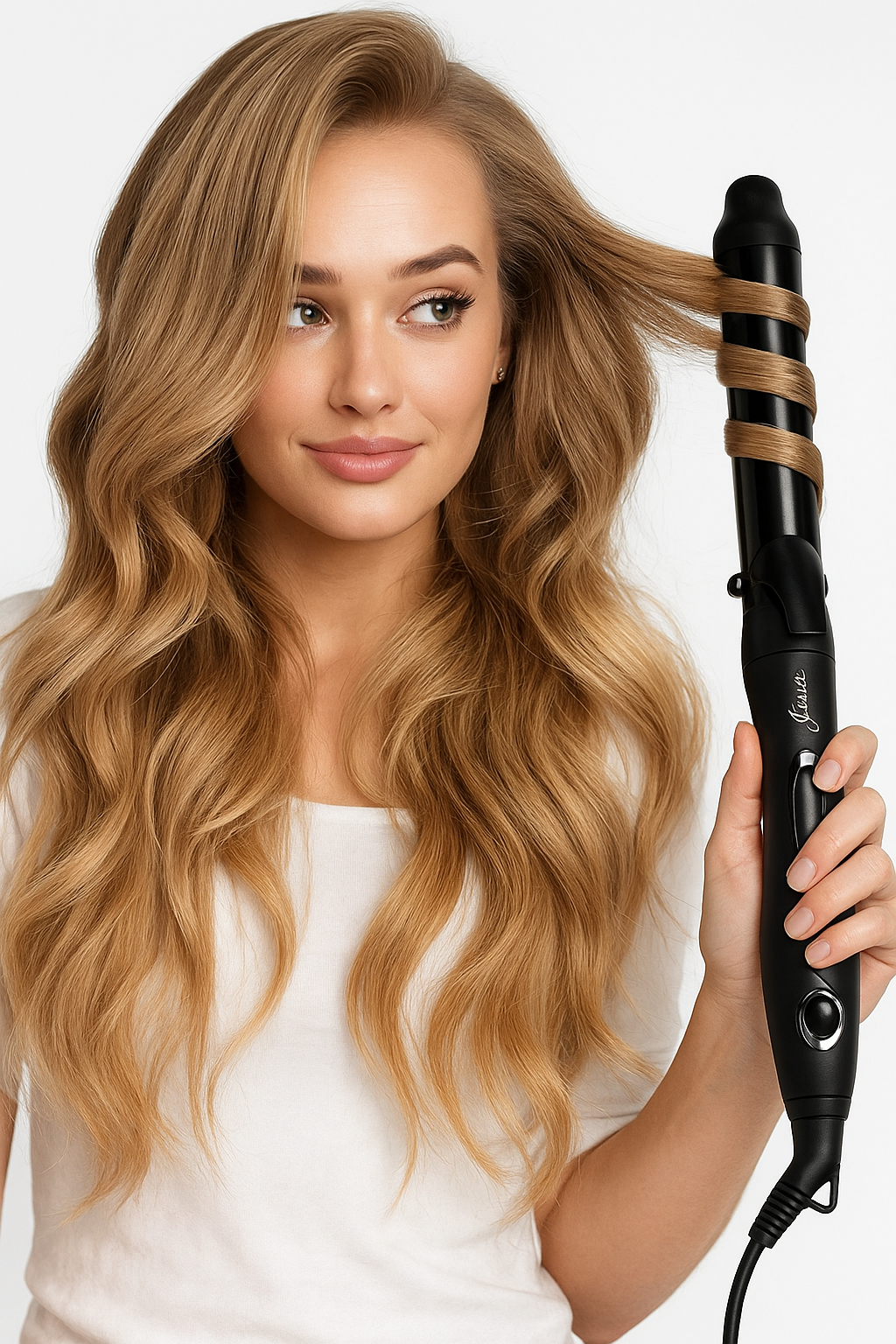 Glossiq Long Barrel Curling Iron™
